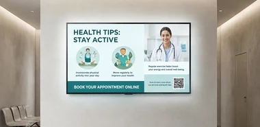 Digital signage in clinics