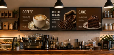 Digital signage in food service